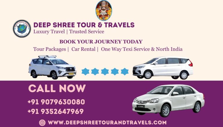 Rajasthan Tour Package from Delhi – Best Taxi Service in Jaipur & Rajasthan