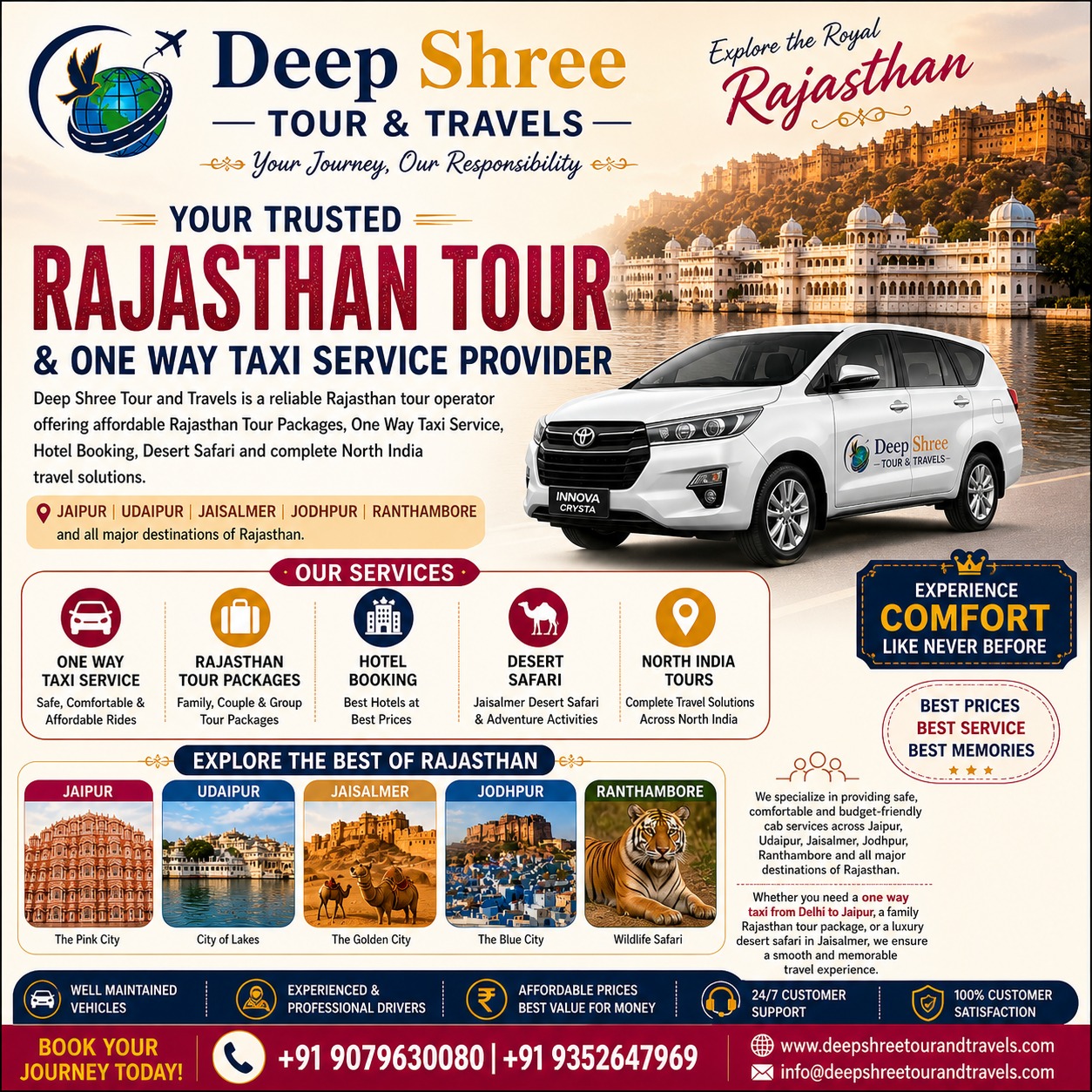 Jaipur Airport Taxi Service