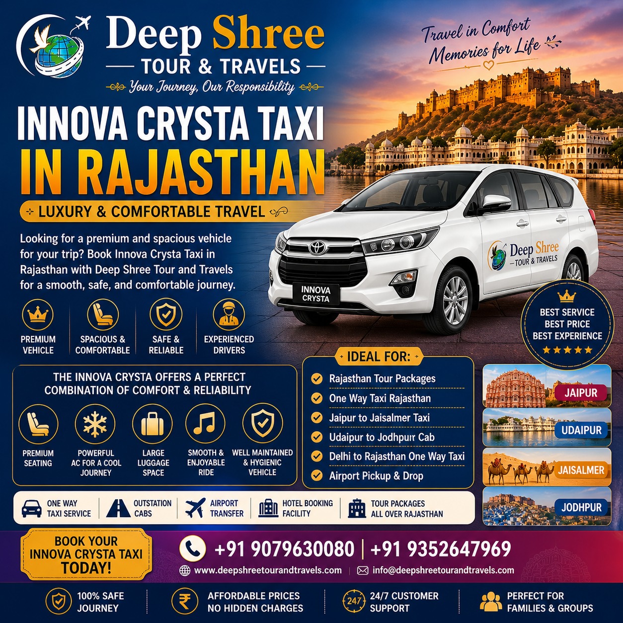 Affordable Car Rental in Jaipur with Driver